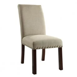 Michele Parsons Light Tan Upholstered Dining Chairs with Nailhead Trim (Set of 2) by Homepop 17 Michele Parsons Light Tan Upholstered Dining Chairs with Nailhead Trim (Set of 2) by Homepop -Homepop Sales light tan homepop dining chairs k6380 f1326 c3 1000