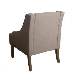 Tan Kate Tufted Swoop Arm Accent Chair by Homepop 7 Tan Kate Tufted Swoop Arm Accent Chair by Homepop -Homepop Sales natural homepop accent chairs k7307 f2178 c3 1000