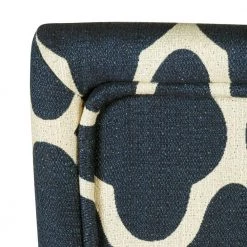 Upholstered 24 in. Navy Blue Bar Stool by Homepop 15 Upholstered 24 in. Navy Blue Bar Stool by Homepop -Homepop Sales navy blue dark walnut homepop bar stools k6858 24 f2051 44 1000