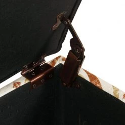 Large Rectangle Orange/Cream Medallion Bench with Storage and Nailhead Trim 18 in. Height x 42 in. Width x 18 in. Depth by Homepop 19 Large Rectangle Orange/Cream Medallion Bench with Storage and Nailhead Trim 18 in. Height x 42 in. Width x 18 in. Depth by Homepop -Homepop Sales orange and cream medallion homepop bedroom benches k6159 a869 fa 1000