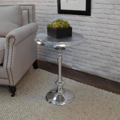 Ashley Powder Coated Aluminum End Table by Carolina Cottage 9 Ashley Powder Coated Aluminum End Table by Carolina Cottage -Homepop Sales powder coated aluminum finish carolina cottage end side tables cf6218 am 31 1000