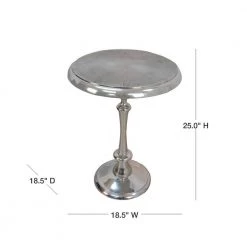 Ashley Powder Coated Aluminum End Table by Carolina Cottage 7 Ashley Powder Coated Aluminum End Table by Carolina Cottage -Homepop Sales powder coated aluminum finish carolina cottage end side tables cf6218 am 40 1000