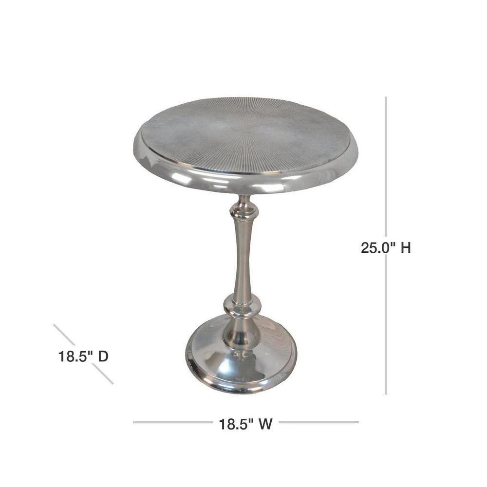 Ashley Powder Coated Aluminum End Table by Carolina Cottage 3 Ashley Powder Coated Aluminum End Table by Carolina Cottage - Image 3