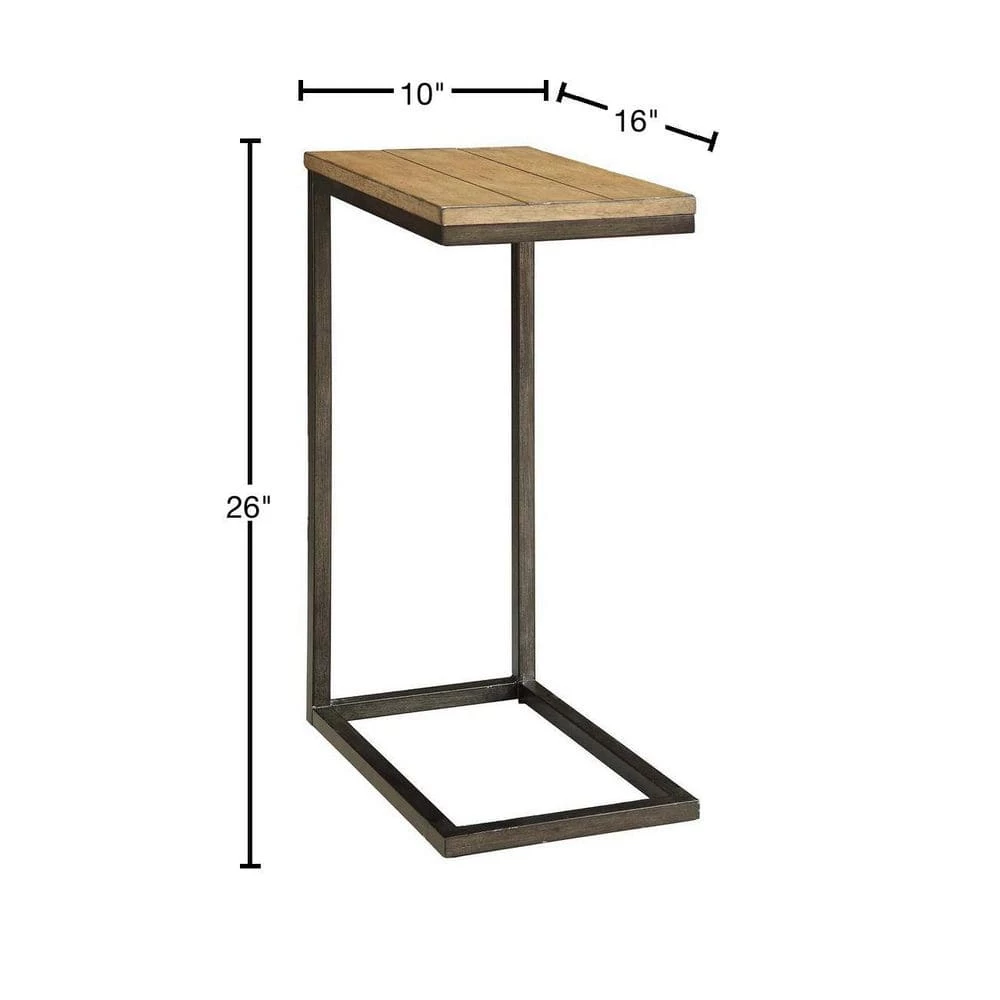 Aggie Powder Coated Tray Side Table by Carolina Cottage 3 Aggie Powder Coated Tray Side Table by Carolina Cottage - Image 3