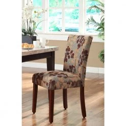 Parsons Textured Sage Floral Chenille Upholstered Dining Chair by Homepop 12 Parsons Textured Sage Floral Chenille Upholstered Dining Chair by Homepop -Homepop Sales sage homepop dining chairs k1136 f975 66 1000