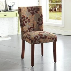 Parsons Textured Sage Floral Chenille Upholstered Dining Chair by Homepop 18 Parsons Textured Sage Floral Chenille Upholstered Dining Chair by Homepop -Homepop Sales sage homepop dining chairs k1136 f975 76 1000