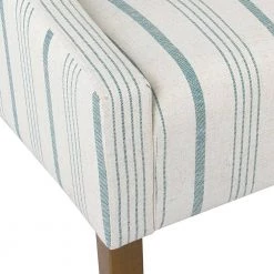 Striped Blue Calypso Poly-Linen Modern Swoop Accent Chair by Homepop 12 Striped Blue Calypso Poly-Linen Modern Swoop Accent Chair by Homepop -Homepop Sales soft blue striped poly linen fabric with a neutral background homepop accent chairs k6908 f2230 1f 1000