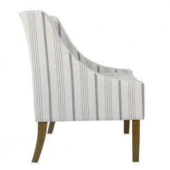 Striped Blue Calypso Poly-Linen Modern Swoop Accent Chair by Homepop 11 Striped Blue Calypso Poly-Linen Modern Swoop Accent Chair by Homepop -Homepop Sales soft blue striped poly linen fabric with a neutral background homepop accent chairs k6908 f2230 4f 1000