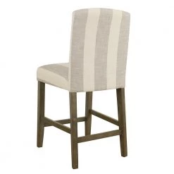 Curved Back 40 in. Taupe and Cream Awning Stripe High Back Wood 25 in. Bar Stool by Homepop 15 Curved Back 40 in. Taupe and Cream Awning Stripe High Back Wood 25 in. Bar Stool by Homepop -Homepop Sales taupe and cream awning stripe homepop bar stools k7576 24 f2060 44 1000