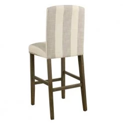 Curved Back 43.25 in Taupe and Cream Awning Stripe High Back Wood 30.5 in. Bar Stool by Homepop 11 Curved Back 43.25 in Taupe and Cream Awning Stripe High Back Wood 30.5 in. Bar Stool by Homepop -Homepop Sales taupe and cream awning stripe homepop bar stools k7576 29 f2060 4f 1000
