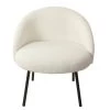 Sherpa Cream Accent Chair by Homepop