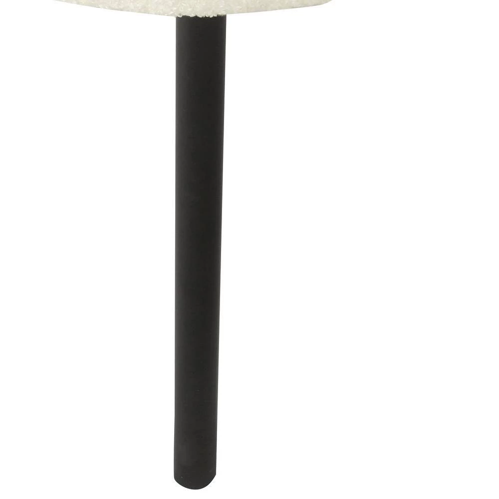 Sherpa Cream Accent Chair by Homepop 8 Sherpa Cream Accent Chair by Homepop - Image 8