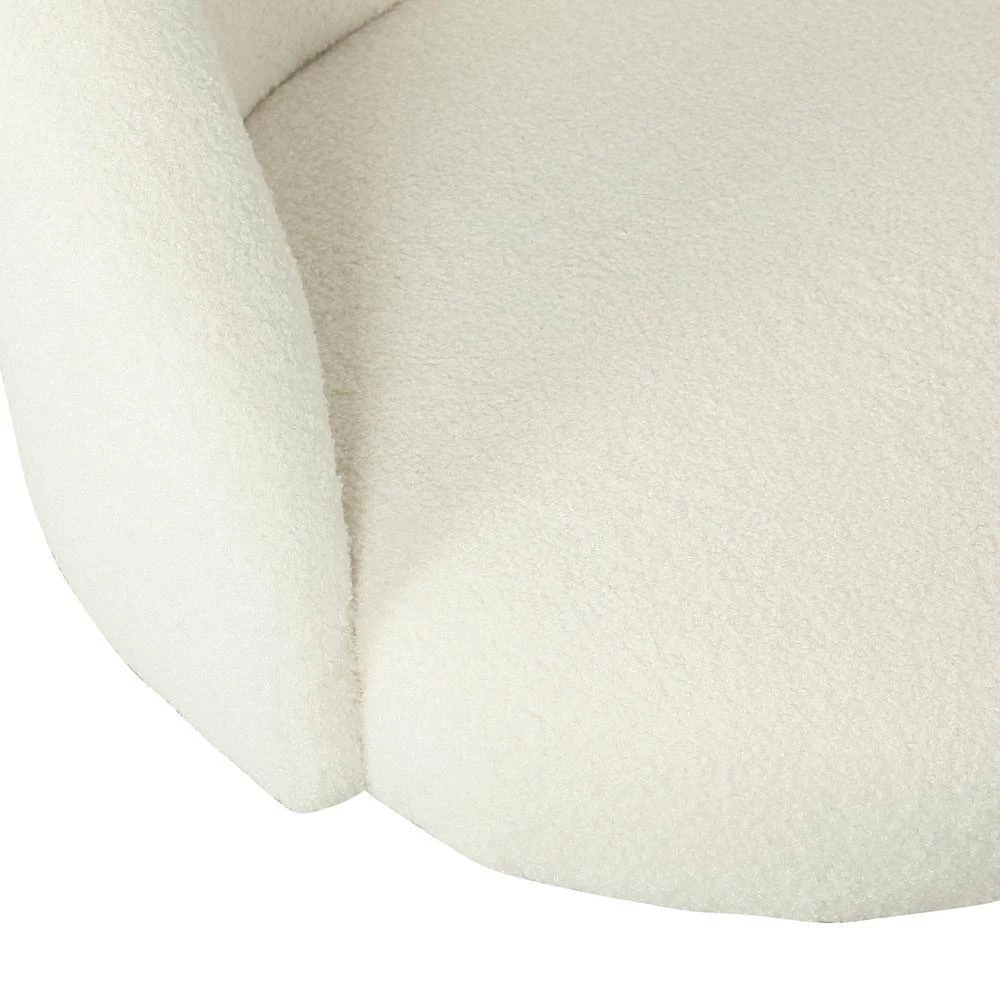 Sherpa Cream Accent Chair by Homepop 10 Sherpa Cream Accent Chair by Homepop - Image 10