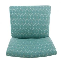Parker Textured Teal Modern Geo Pattern with Matching Lumbar Pillow Accent Chair by Homepop 10 Parker Textured Teal Modern Geo Pattern with Matching Lumbar Pillow Accent Chair by Homepop -Homepop Sales textured teal homepop accent chairs k4638 f2247 1f 1000