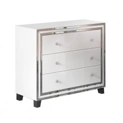 41.3"L x17.7"W x35.2"H White GlassThree-Drawer Locker Cabinet by Aoibox 14 41.3"L x17.7"W x35.2"H White GlassThree-Drawer Locker Cabinet by Aoibox -Homepop Sales white aoibox accent cabinets snmx2088 1d 1000