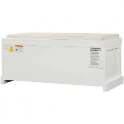 17''H X 43.7''W X 15.7''D Rustic Storage Bench with 3 Removable Classic Rattan Basket, Removable Cushion in White by Aoibox 15 17''H X 43.7''W X 15.7''D Rustic Storage Bench with 3 Removable Classic Rattan Basket, Removable Cushion in White by Aoibox -Homepop Sales white aoibox bedroom benches snmx232 66 1000