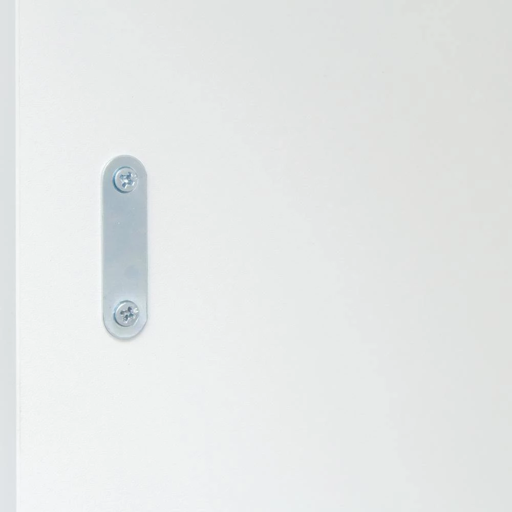 43.7in. x 24.02in. x 55.91in. White Wooden Vanity Table Corner Dressing Table with Three-Fold Mirror and 5 Rotary Drawer by Aoibox 5 43.7in. x 24.02in. x 55.91in. White Wooden Vanity Table Corner Dressing Table with Three-Fold Mirror and 5 Rotary Drawer by Aoibox - Image 5