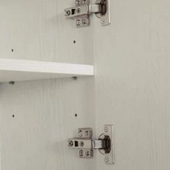 Modern Kitchen Pantry with Buffet Cabinet, 4 door & 1 drawer, Cupboard Doors and Shelves, White Oak by Aoibox 15 Modern Kitchen Pantry with Buffet Cabinet, 4 door & 1 drawer, Cupboard Doors and Shelves, White Oak by Aoibox -Homepop Sales white aoibox sideboards buffet tables snmx1329 1f 1000