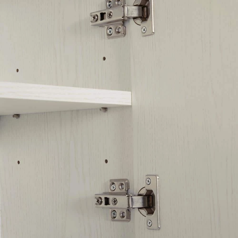 Modern Kitchen Pantry with Buffet Cabinet, 4 door & 1 drawer, Cupboard Doors and Shelves, White Oak by Aoibox 6 Modern Kitchen Pantry with Buffet Cabinet, 4 door & 1 drawer, Cupboard Doors and Shelves, White Oak by Aoibox - Image 6